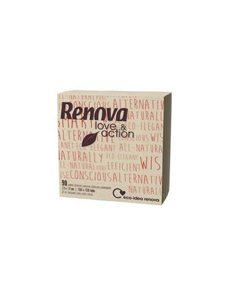 Guardanapos 22x22cm 2fls Renova Love&Action 90un