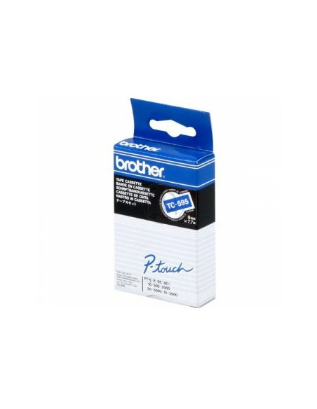 Fita Laminada 9mmx7,7mts Azul/Branco