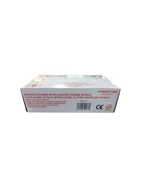 Luvas Nitrilo s/Pó Azul Tamanho S Pack 100un