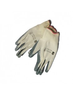 Luvas (Par) Nylon Cinzentas Tamanho 10 (XL)