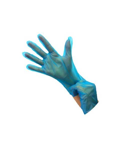 Luvas Polymer s/ Pó Azul Tamanho L Pack 200un