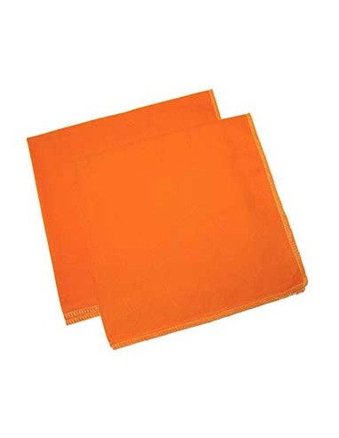 Pano Po Flanela (Qualid Standard) Laranja 50x50cm-(Pack12)