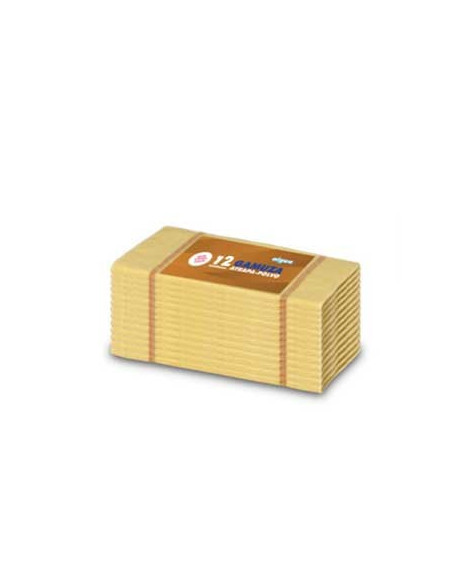 Pano Po Flanela Amarelo 36X36cm-(Pack12)