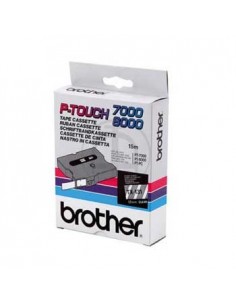 Fita Laminada 12mmx15mts Transparente/Preto