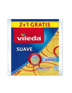 Pano Multiusos Suave Amarelo) Vileda 2+1 Grátis