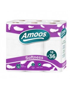 Papel Higienico Domestico 30mts 3Fls 18 Rolos