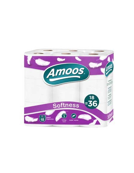 Papel Higienico Domestico 30mts 3Fls 18 Rolos