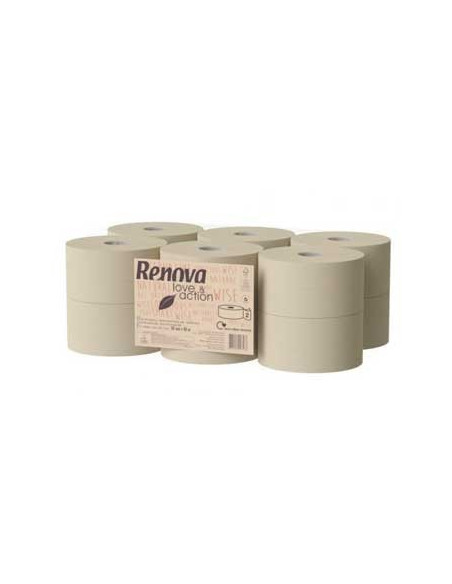 Papel Higienico (Jumbo) 090mts 2Fls Love&Action-12un