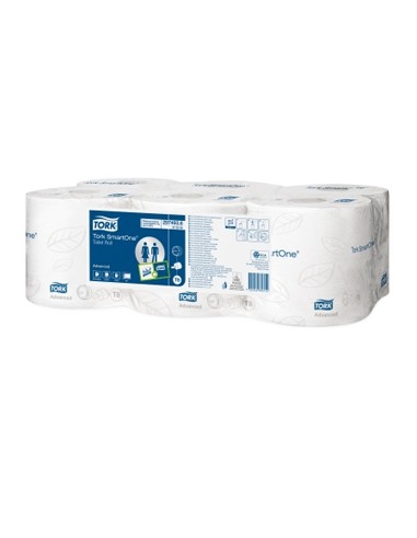 Papel Higienico (Jumbo) 111,6mts 2Fls TORK T9 SmartOne -12un