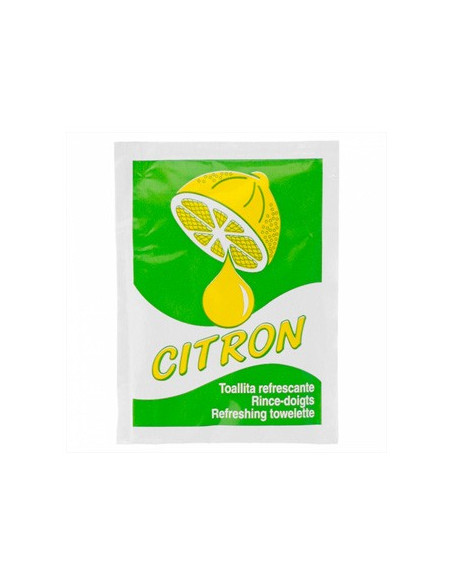 Toalhitas Refrescantes Limao 6x8cm Cx 500un