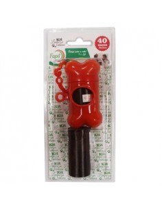 Acessório + Saco Higiénico Animais 2 Rolos x 20 Sacos 40un