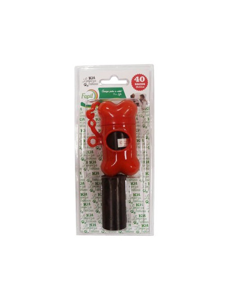 Acessório + Saco Higiénico Animais 2 Rolos x 20 Sacos 40un