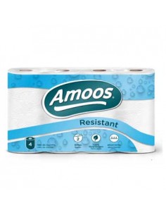 Rolo Toalhas Mão 008,6mtsx22cm 2Fls Amoos 4 Rolos