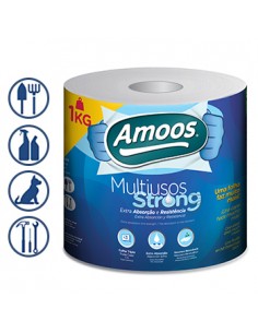 Rolo Toalhas Mão 071mtsx22cm 3Fls Amoos 1 Rolo