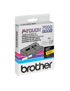 Fita Laminada 9mmx15mts Amarelo/Preto