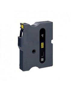 Fita Gravacao 12mmx15mts Amarelo/Preto