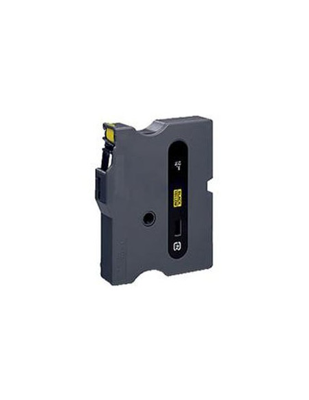 Fita Gravacao 12mmx15mts Amarelo/Preto