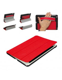 Capa Tablet 8" Inteligente  c/ correia Pele Vermelha