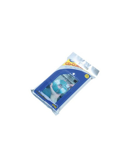 Lenço Limpeza CDs / DVDs Pack 25 Impregnados