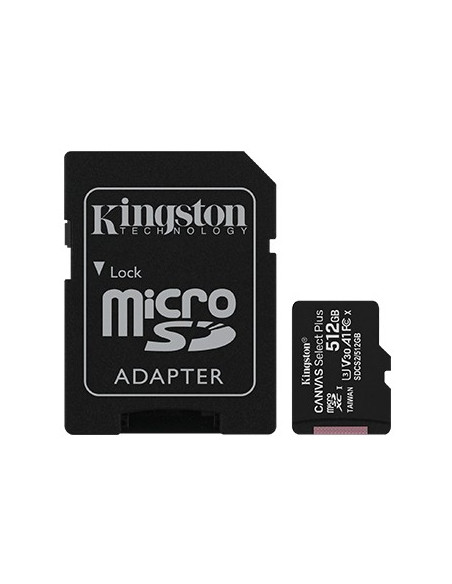 Cartao Memoria KINGSTON 512GB micSDXC Canvas Select Plus