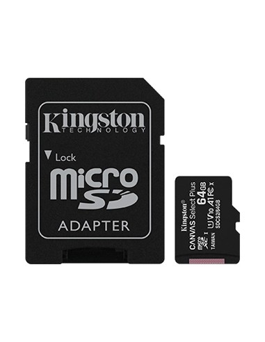 Cartao Memoria KINGSTON 64GB micSDXC Canvas Select Plus