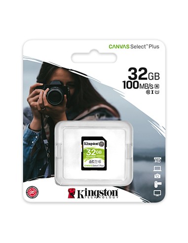 Cartao Memoria KINGSTON 32GB SDHC Canvas Select Plus