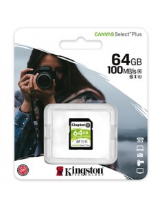Cartao Memoria KINGSTON 64GB SDHC Canvas Select Plus