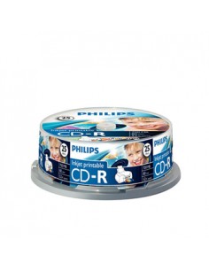 CD-R Philips 700Mb 52x 80min Impressao Spindle Pack 25