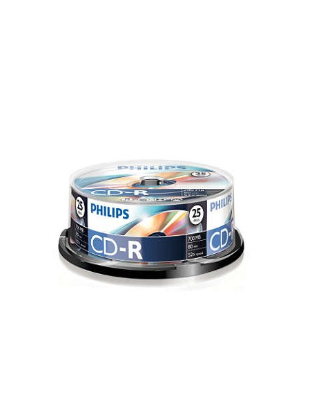CD-R Philips 700Mb 52x 80min Spindle Pack 25