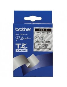 Fita Laminada 24mmx8mts Transparente/Branco