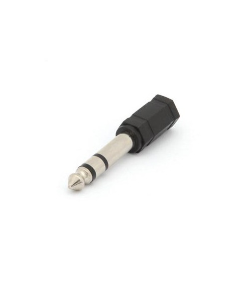 Adaptador Stereo Jack 3,5mm Fêmea / 6,35mm Macho