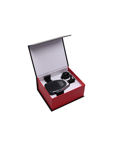 Carregador Wireless Smartphones com Suporte Automóvel 10W