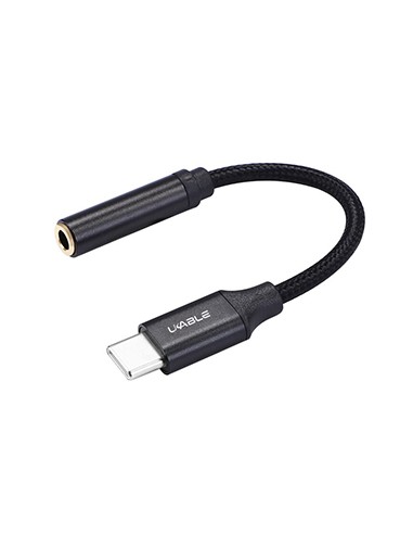 Cabo Audio USB-C / Jack Fêmea 3,5mm