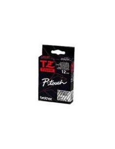 Fita Laminada 12mmx8mts Vermelho/Preto