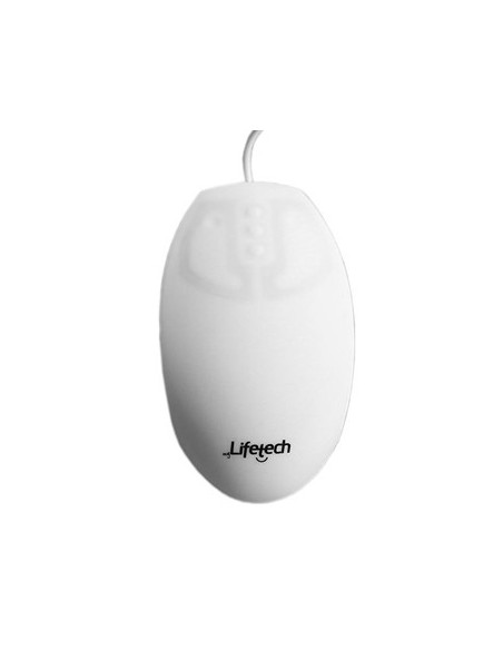 Rato PC Silicone Higienizável / Lavável USB Branco