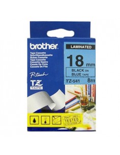 Fita Laminada 18mmx8mts Azul/Preto