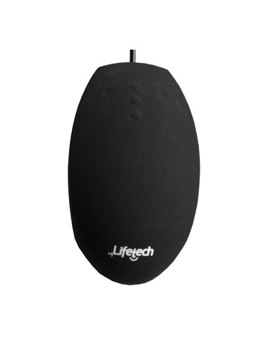Rato PC Silicone Higienizavel / Lavavel USB Preto