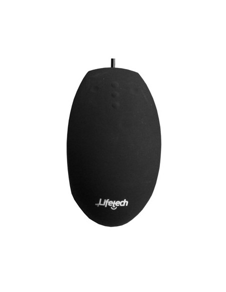 Rato PC Silicone Higienizavel / Lavavel USB Preto