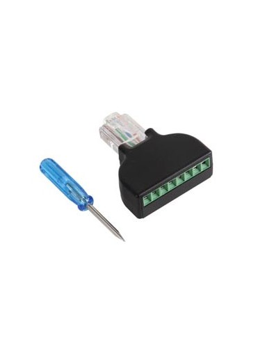 Adaptador Terminal para Aparafusar RJ45 8P8C