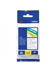 Fita Laminada 18mmx8mts  Transparente/Branco