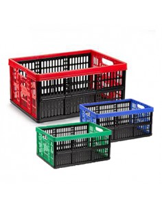 Caixa Dobrável p/Arrumação Plastica 48x35x4cm 32L Sortido 1u