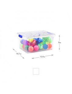 Caixa Plástico 12,6x16,7x8cm 1 Litro