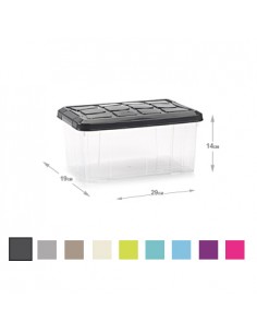 Caixa Plástico 29x19x14cm Cores Sortidas 5L