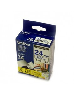 Fita Laminada 24mmx8mts Azul/Preto