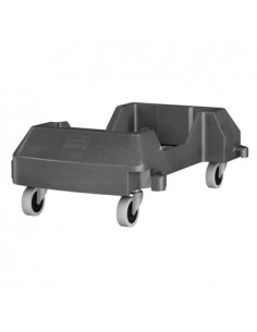 Plataforma Rolante SlimJim Resina Preto