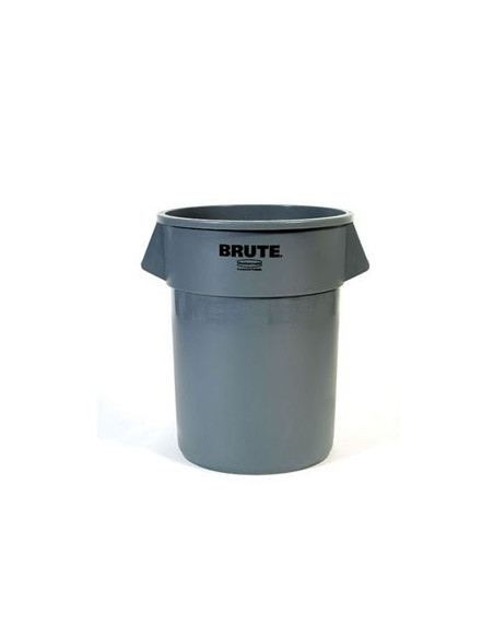 Contentor 38Litros s/Tampa Redondo Brute Cinza