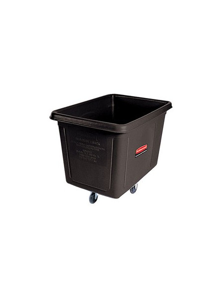 Contentor Retangular Rubbermaid FG461200 300Litros Preto