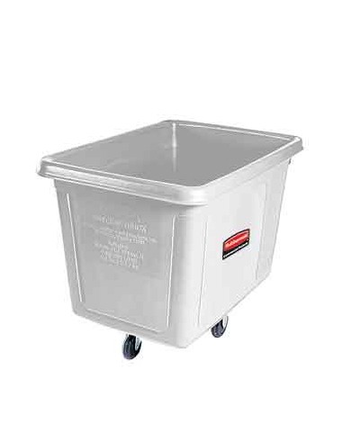 Contentor Retangular Rubbermaid FG461200 300Litros Branco