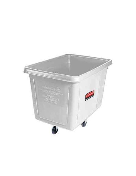 Contentor Retangular Rubbermaid FG461200 300Litros Branco