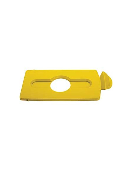 Tampa Slim Jim p/ Kit Reciclagem p/ Garrafas/Latas Amarelo